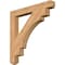 Ekena Millwork Merced Craftsman Smooth Bracket, Western Red Cedar, 3 1/2"W x 30"D x 30"H BKT04X30X30MRC04SWR - alternate 1